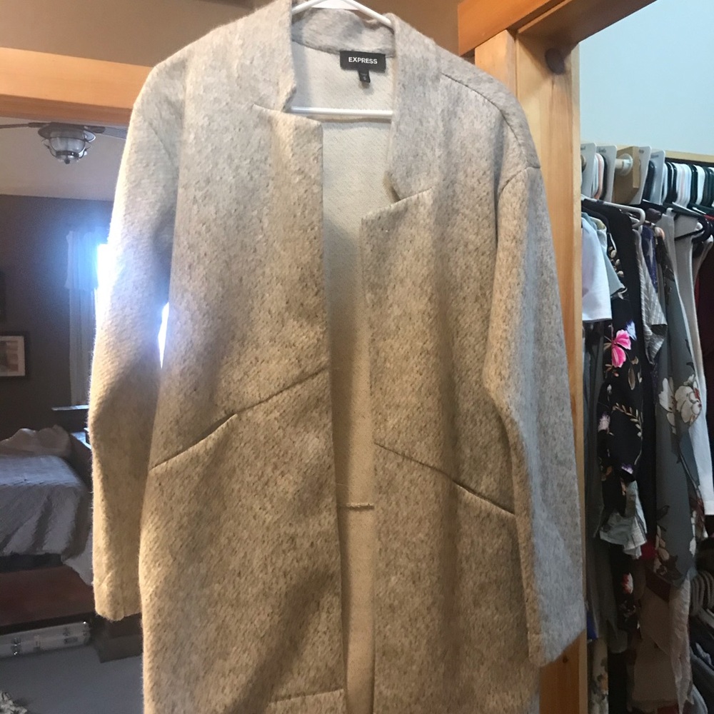 Express gray coat